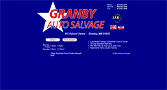 Desktop Screenshot of granbyautosalvage.com
